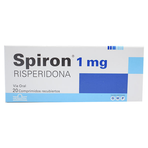 Spiron 1Mg Risperidona X Tableta