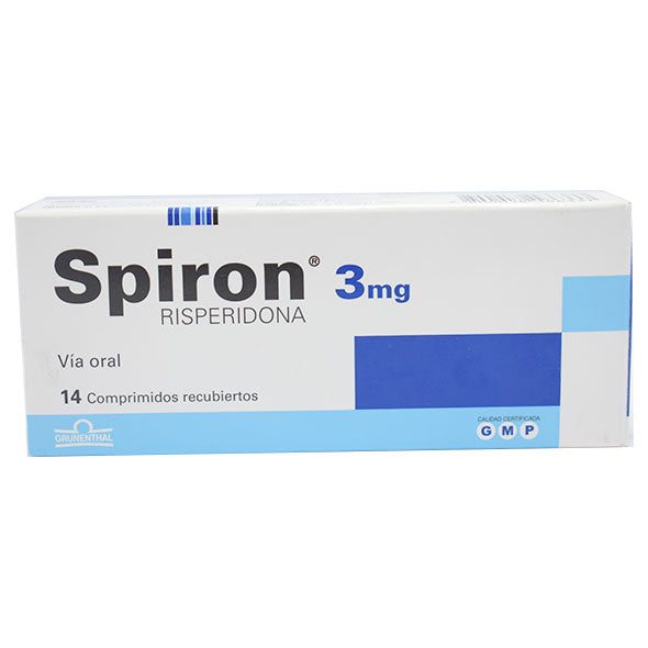 Spiron 3Mg Risperidona X Tableta— Farmacorp