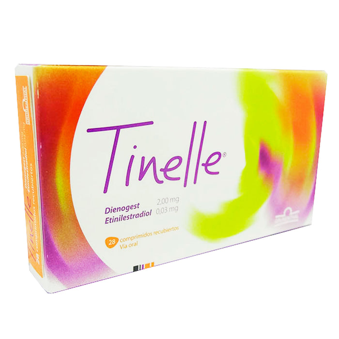 Tinelle Dienogest 2Mg Y Etinil Estradiol 0.03Mg X 28 Comprimidos