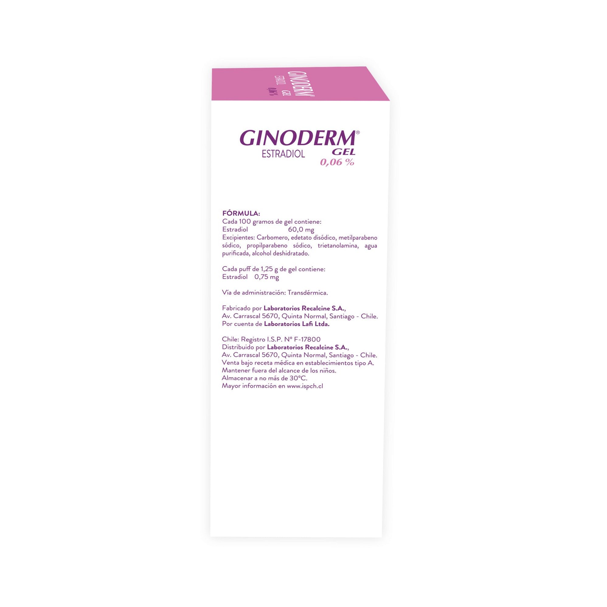 Gynoderain Ginoderm 0.06% Gel X 95G Estradiol 60 Dosis— Farmacorp