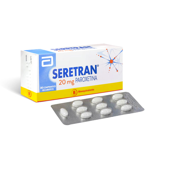 Seretran 20Mg Paroxetina X Tableta