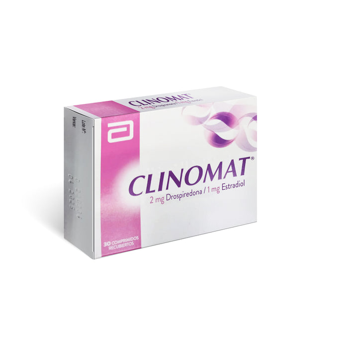 Clinomat Drospirenona 2Mg Y Estradiol 1Mg X 30 Comprimidos