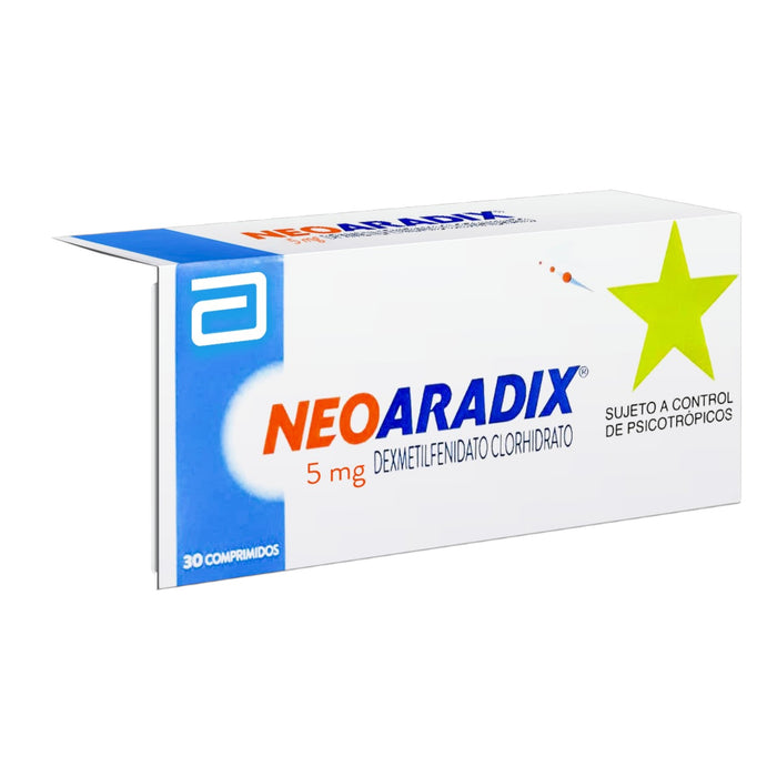 Neoaradix Dexmetilfenidato Clorhidrato 5Mg X Tableta