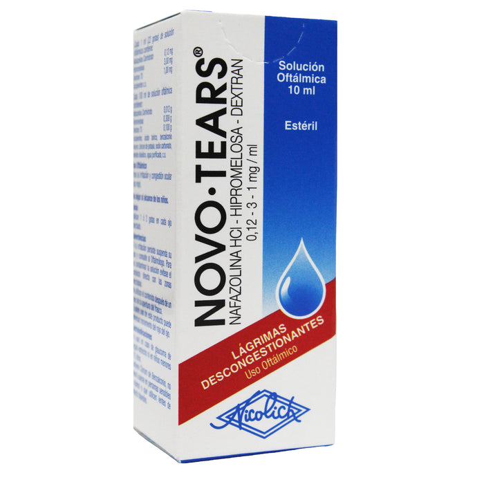 Novo Tears Colirio X10ml Lagrimas Descongestion