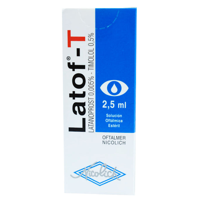 Latof T Colirio X 2.5Ml Latanoprost Timolol