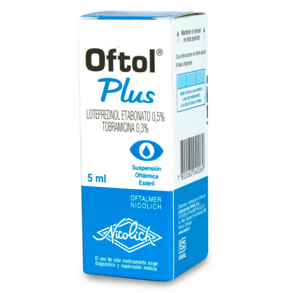 Oftol Plus Colirio X 5Ml Loteprednol Tobramicina