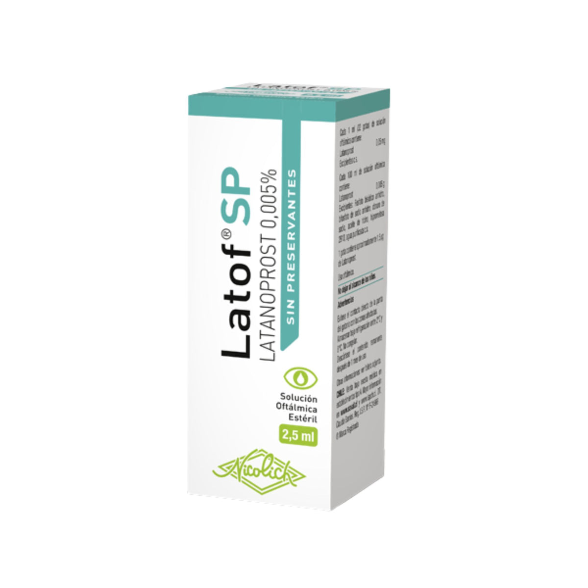 Latof Sp 0.005% Colirio Latanopros Frio X 2.5Ml— Farmacorp
