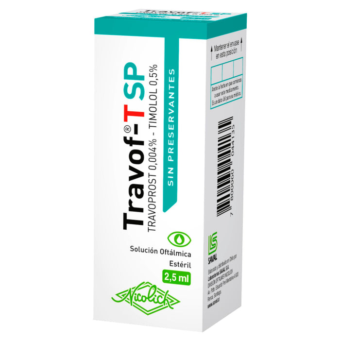 Travof -T Sp Colirio Travoprost Timolol X 2.5Ml