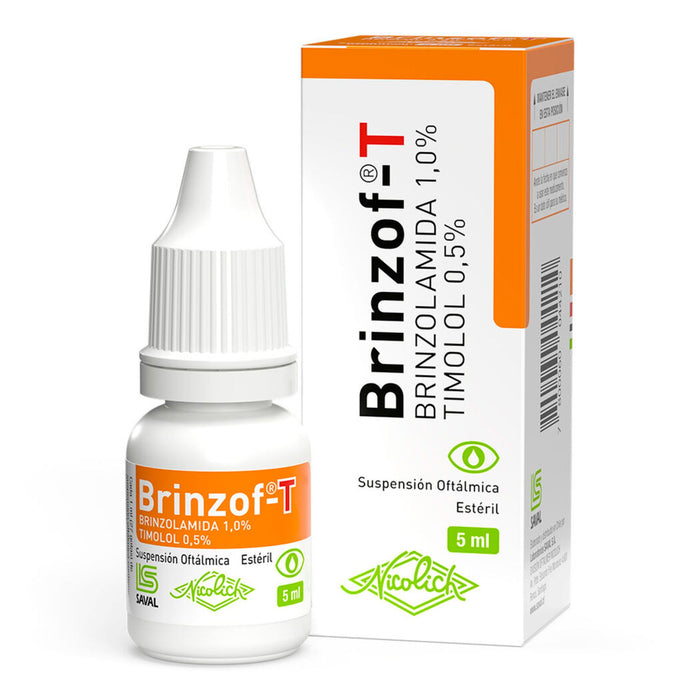 Brinzof-T Colirio Brinzolamida /Timolol X 5Ml
