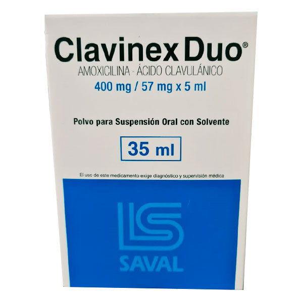 Clavinex Duo 80 11.4Mg X 35Ml Amoxic Ac Clavulanic