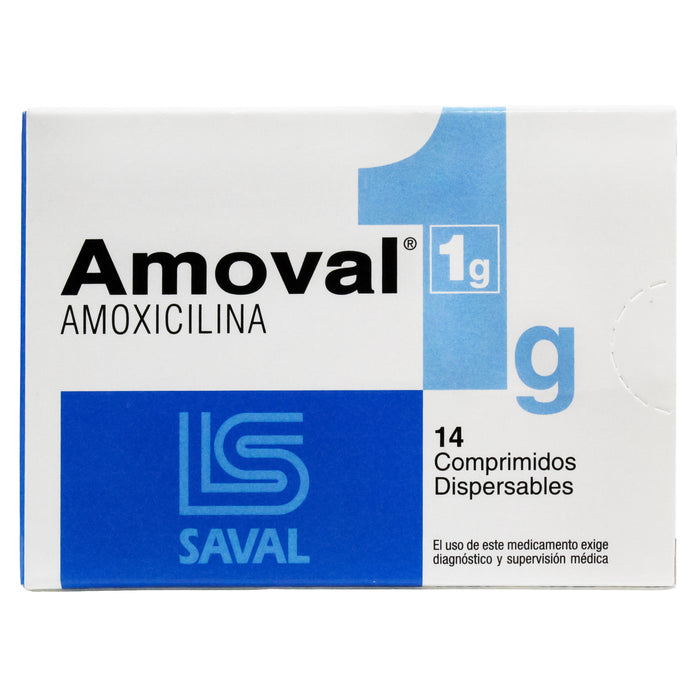 Amoval 1G Amoxicilina X Tableta