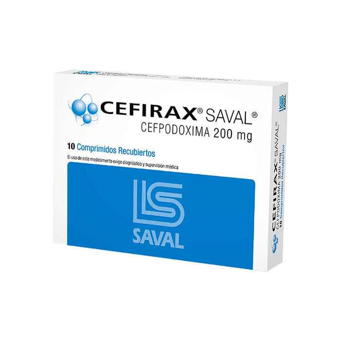 Cefirax Cefpodoxima 200Mg X Comprimido