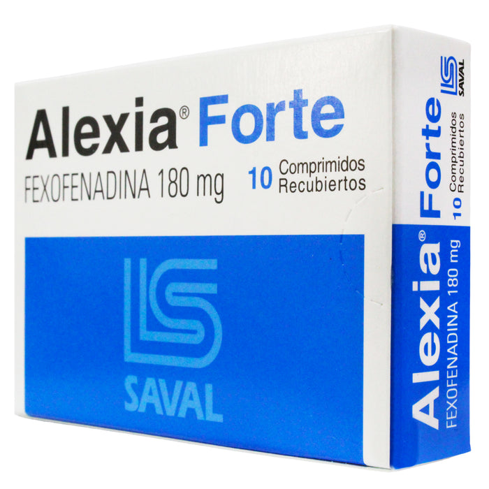 Alexia Forte 180Mg Fexofenadina X Tableta