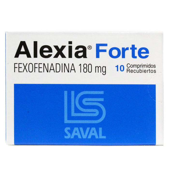 Alexia Forte 180Mg Fexofenadina X Tableta