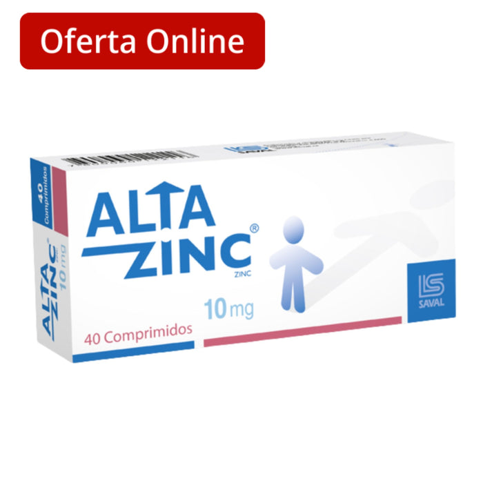 Altazinc 10Mg Zinc X Comprimido