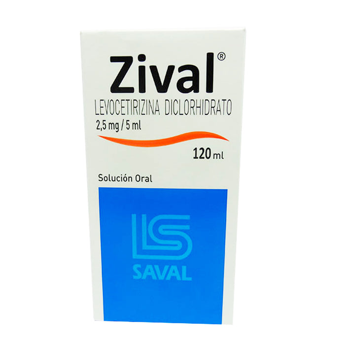 Zival 2.5Mg 5Ml Jbe X 120Ml Levocetirizina