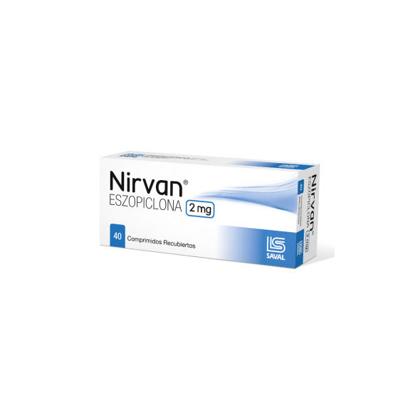 Nirvan 2Mg Eszopiclona X Tableta