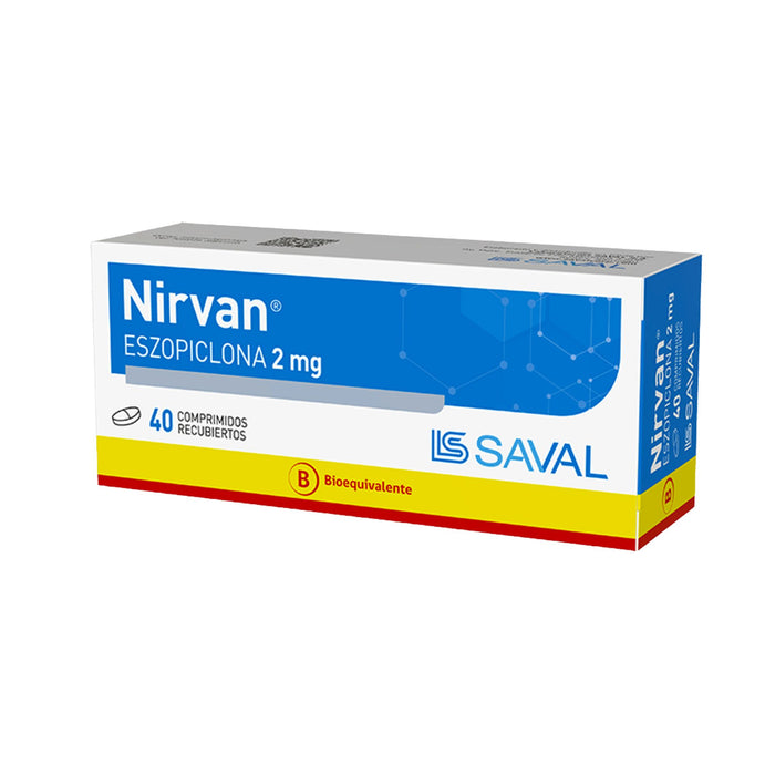 Nirvan 2Mg Eszopiclona X Comprimido