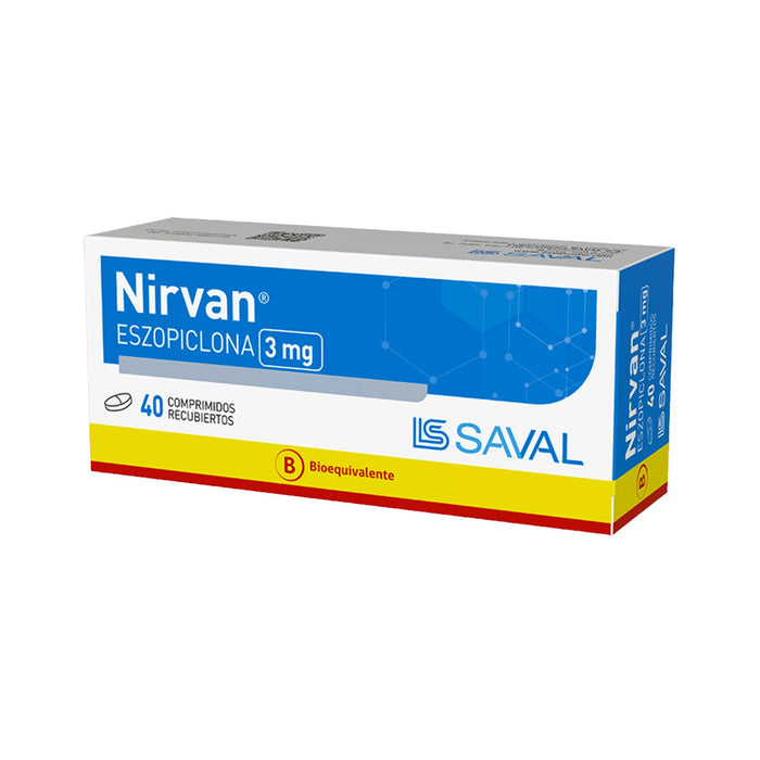 Nirvan 3Mg Eszopiclona X Comprimido
