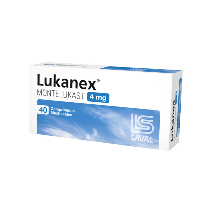 Lukanex 4Mg Montelukast X Comprimido