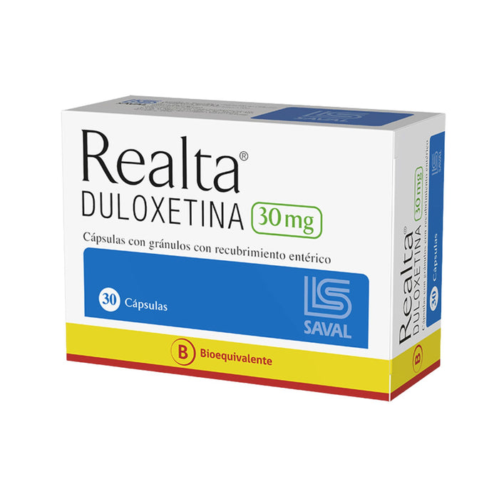 Realta 30Mg Duloxetina X Cápsula