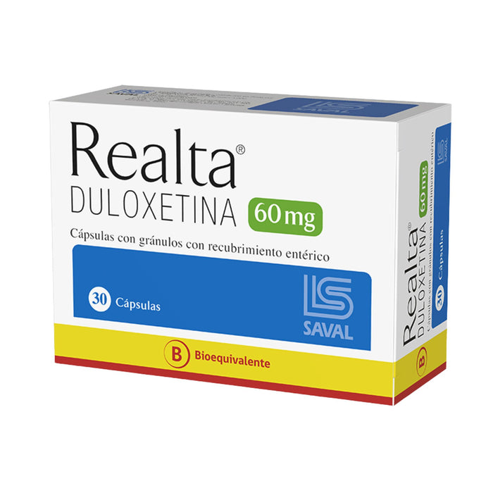 Realta 60Mg Duloxetina X Cápsula