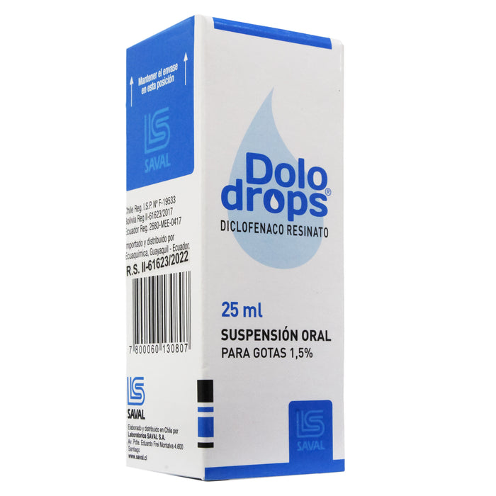 Dolodrops 1.5  Diclofenaco Gotas X 25Ml