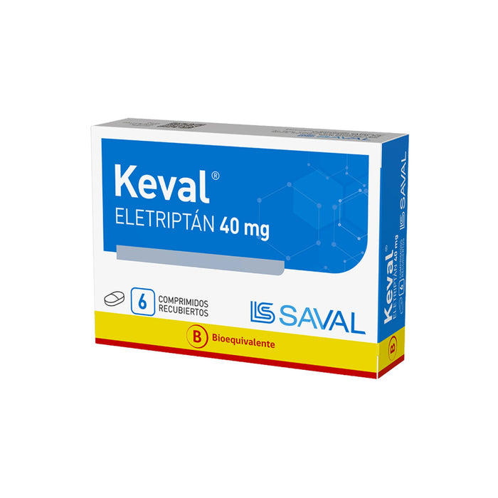 Keval Eletriptán 40Mg X Comprimido