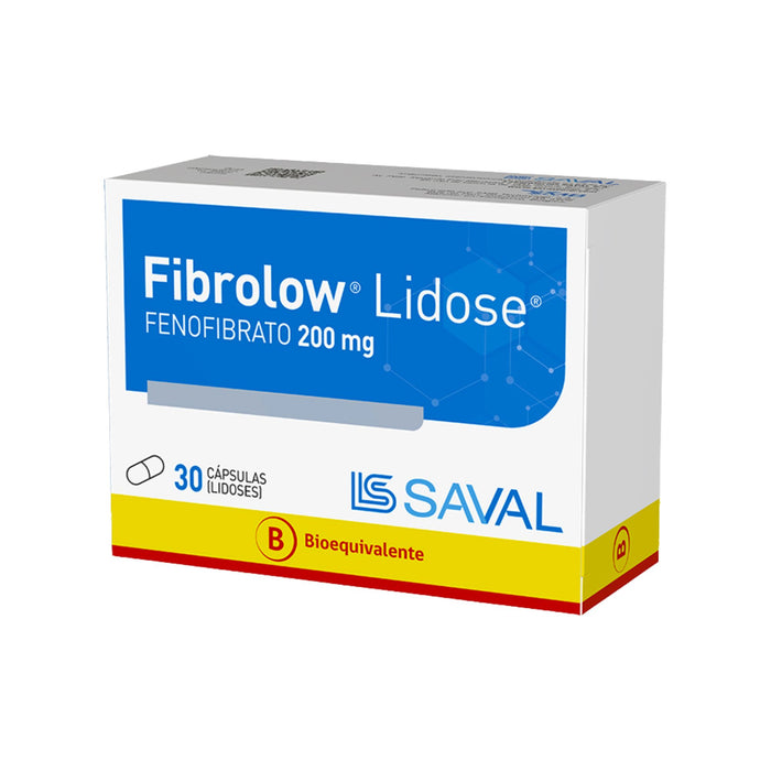 Fibrolow Lidose 200Mg Fenofibrato X Cápsula