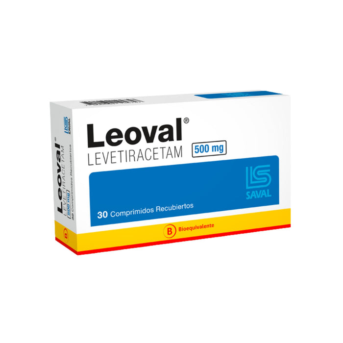 Leoval 500Mg Levetiracetam X Comprimido