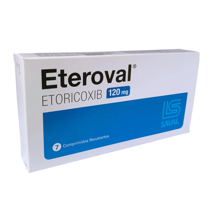 Eteroval 120Mg Etoricoxib X 7 Comprimidos