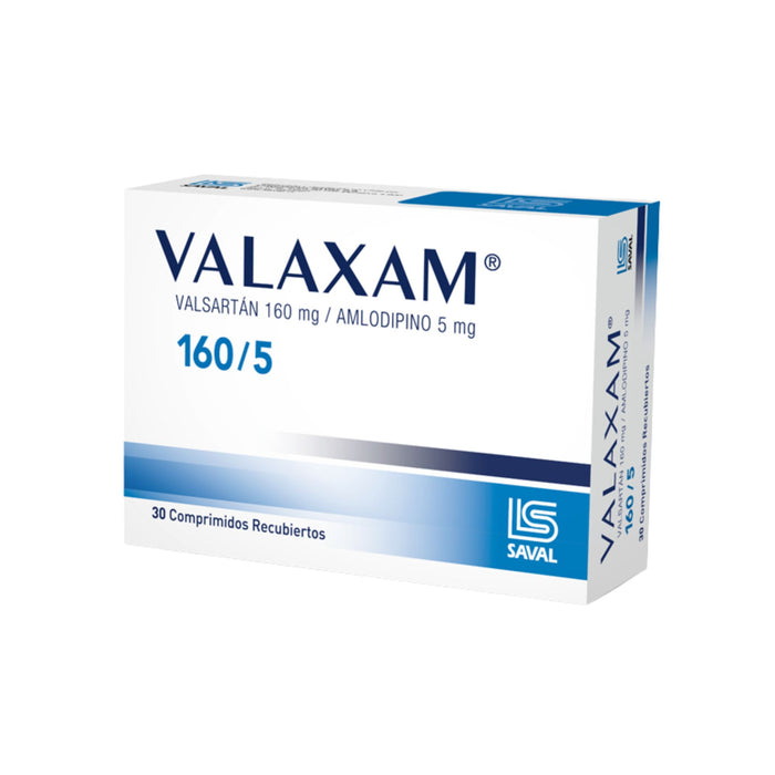Valaxam 160Mg Valsartán 5Mg Amlodipino X Comprimido