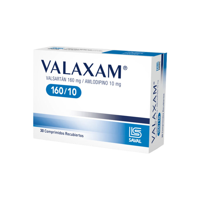 Valaxam 160Mg Valsartan Y 10Mg Amlodipino X Tableta