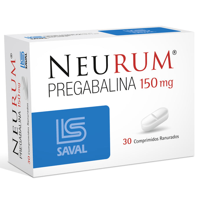 Pregabalina Neurum150mg X 30Comprimidos