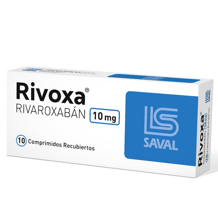 Rivoxa 10Mg Rivaroxaban X Comprimido