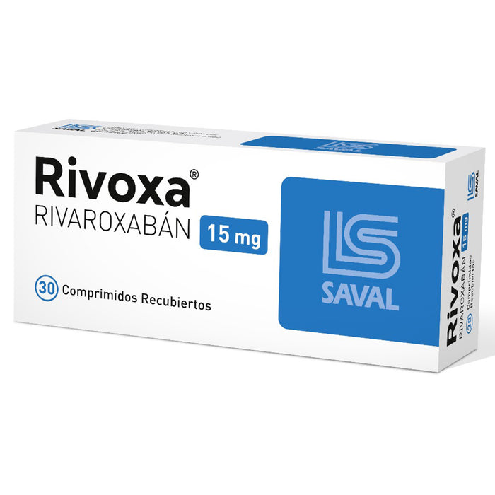 Rivoxa 15Mg Rovaroxaban X Comprimido