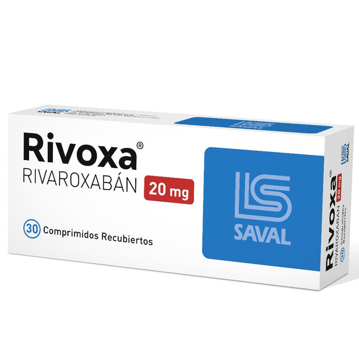 Rovoxa 20Mg Rivaroxaban X Comprimido