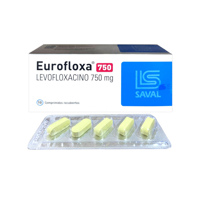 Eurofloxa 750Mg Levofloxacina X Comprimido