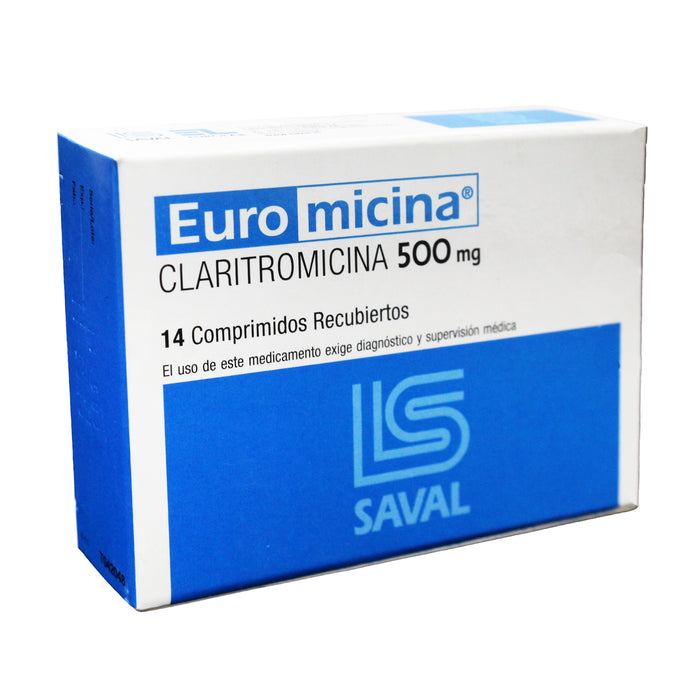 Euromicina Claritromicina 500Mg X Tableta