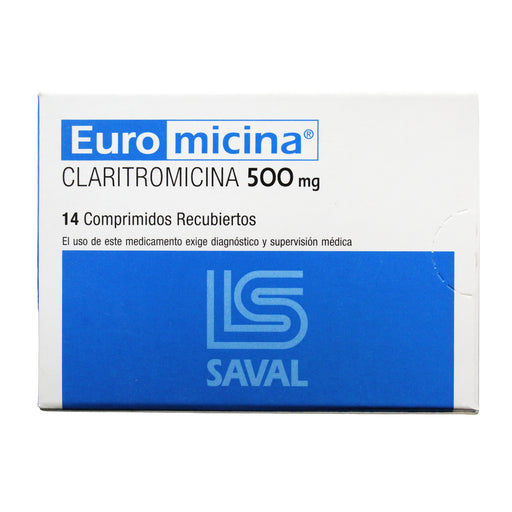Euromicina Claritromicina 500Mg X Tableta
