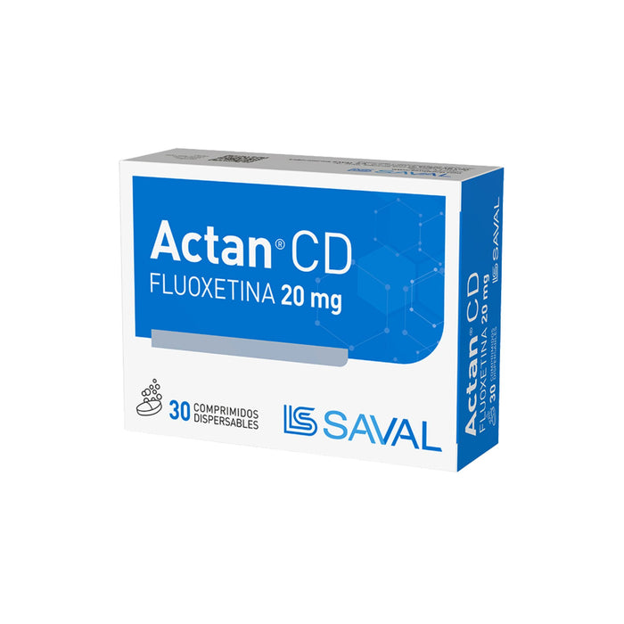 Actan Cd 20Mg Fluoxetina Clorhidrato X Tableta