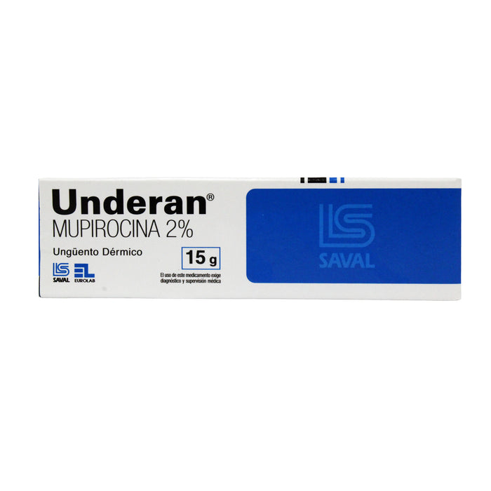 Underan Mupirocina 0.02 Unguento Dermico X 15G