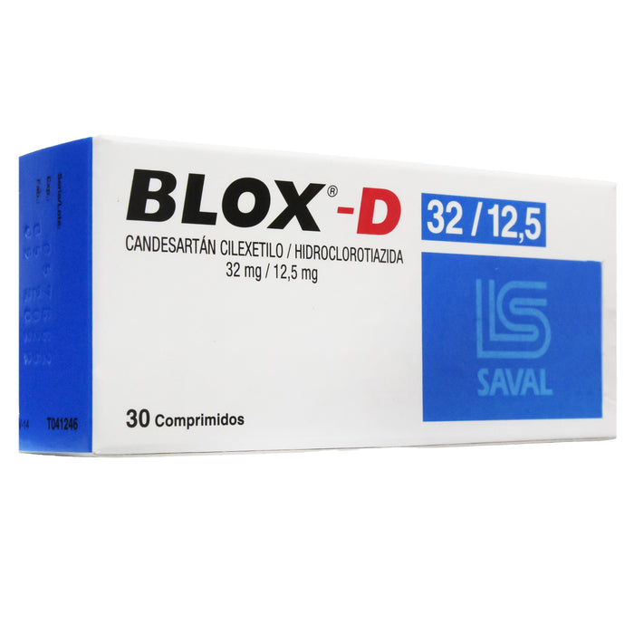 Blox D Candesartan Cilexetilo 32Mg Y Hidroclorotiazida 12.5Mg X Tableta