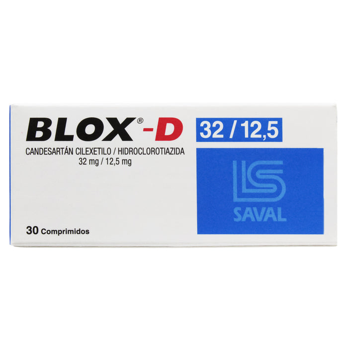 Blox D Candesartan Cilexetilo 32Mg Y Hidroclorotiazida 12.5Mg X Tableta