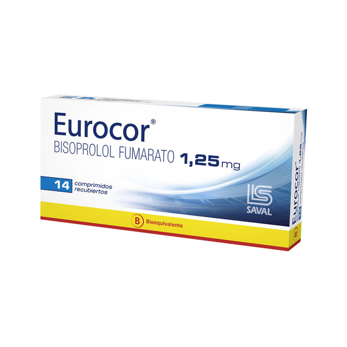 Eurocor 1.25Mg Bisoprolol X Comprimido