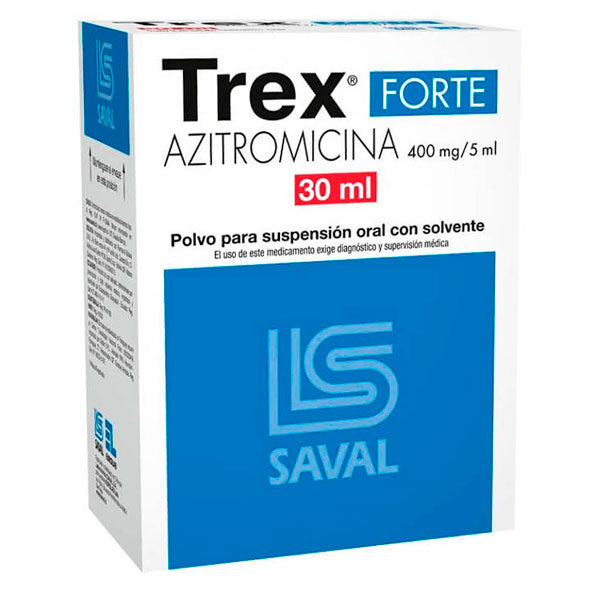Trex Forte 400Mg 5Ml Susp X 30Ml Azitromicina