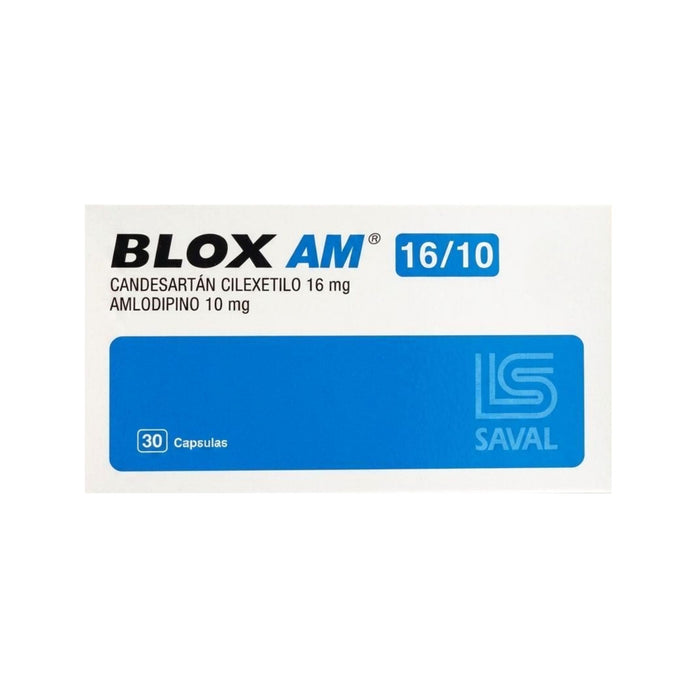 Blox Am 16Mg Candesartán 10Mg Amlodipino X Cápsula