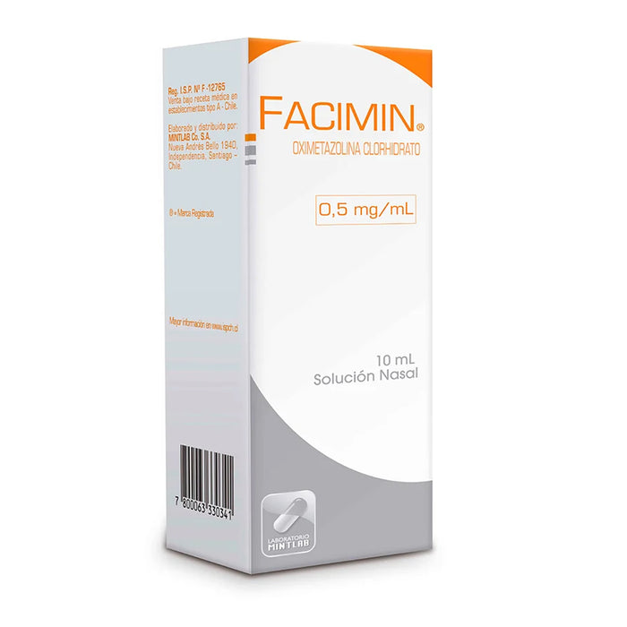Facimin 0.05% Solucion Nasal X 10Ml Oximetazolina