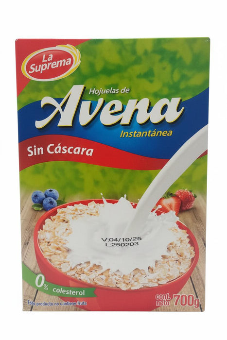 Avena La Suprema Instantánea Premium X 800G