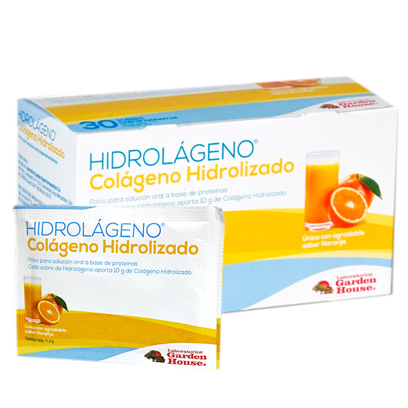 Hidrolageno Naranja 10G Colageno Hidrolizado X Sobre